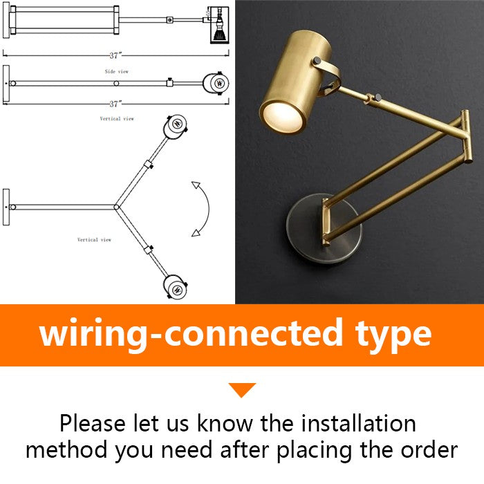 Korna Swing-Arm Sconce