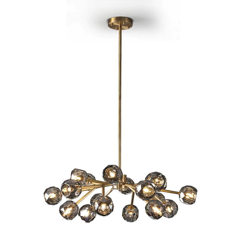 Crepus Glass Round Chandelier 36"