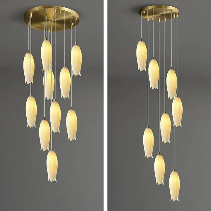 Tulip Flower Chandelier