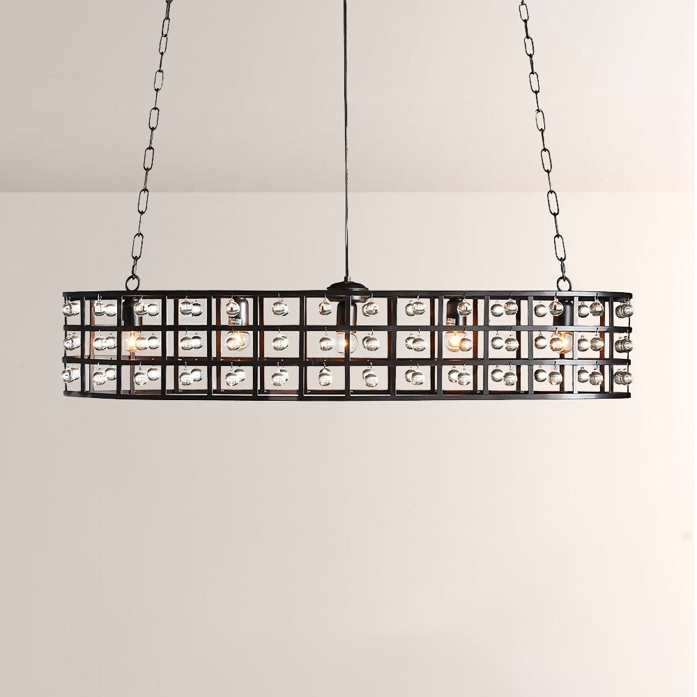 Laget Beam Oval Chandelier