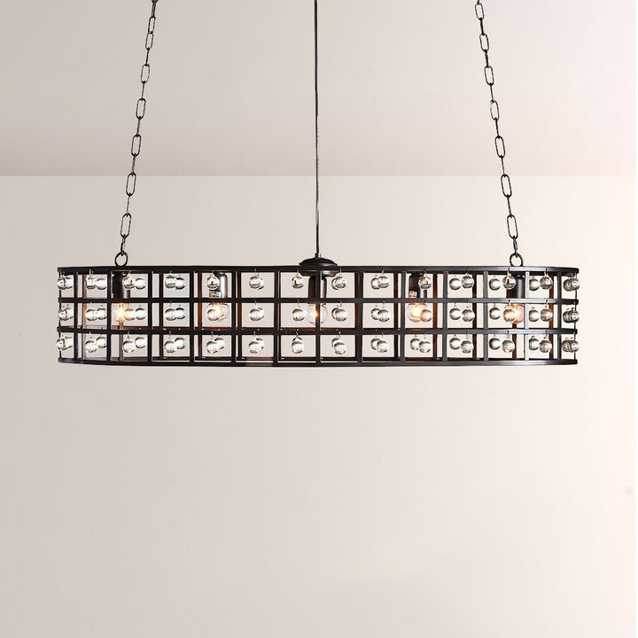 Laget Beam Oval Chandelier