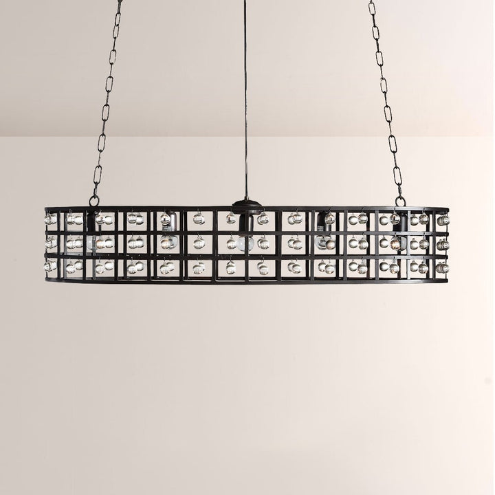 Laget Beam Oval Chandelier