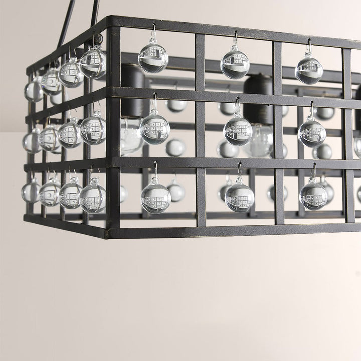 Laget Beam Oval Chandelier
