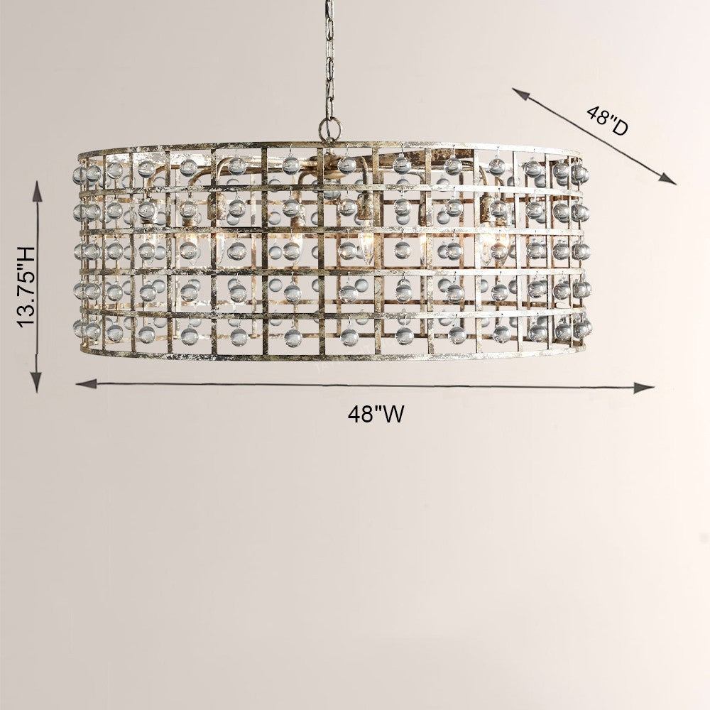 Laget Beam Round Chandelier