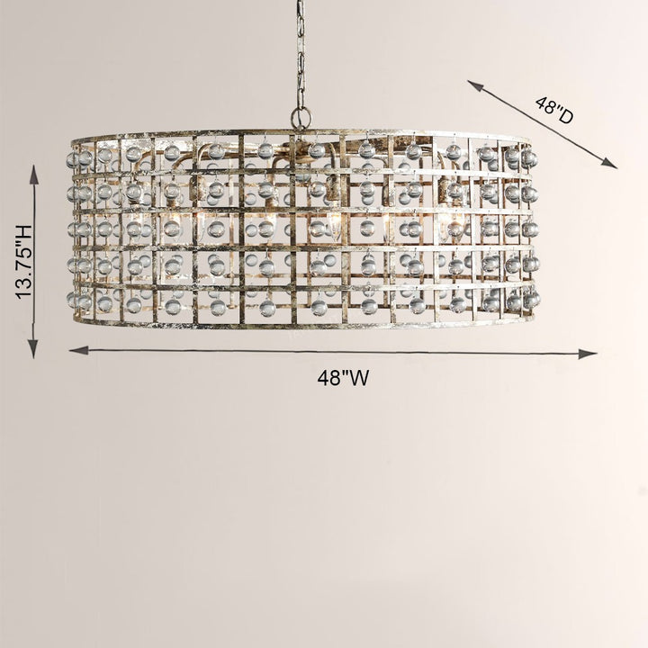 Laget Beam Round Chandelier