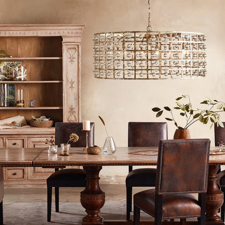 Laget Beam Round Chandelier