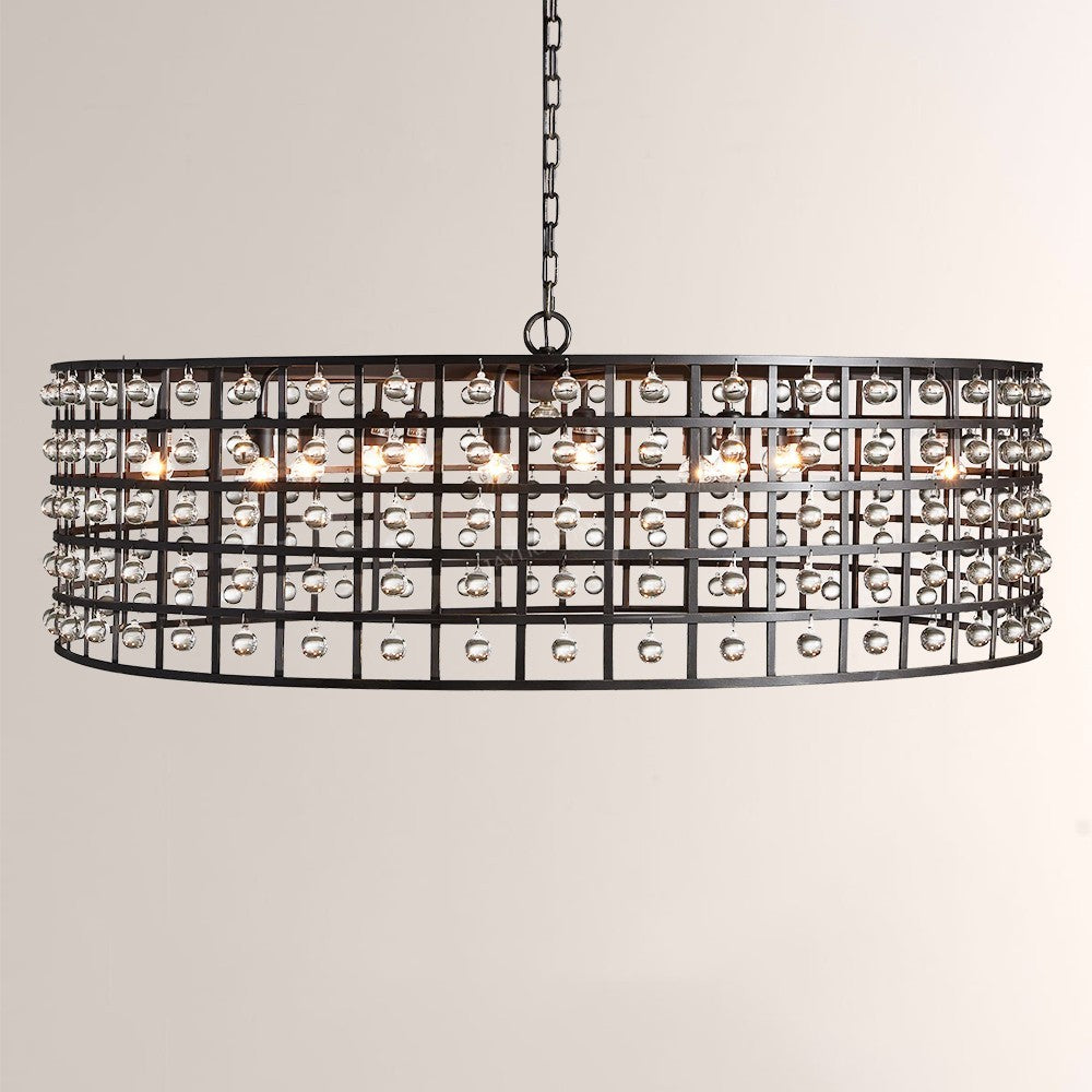 Laget Beam Round Chandelier