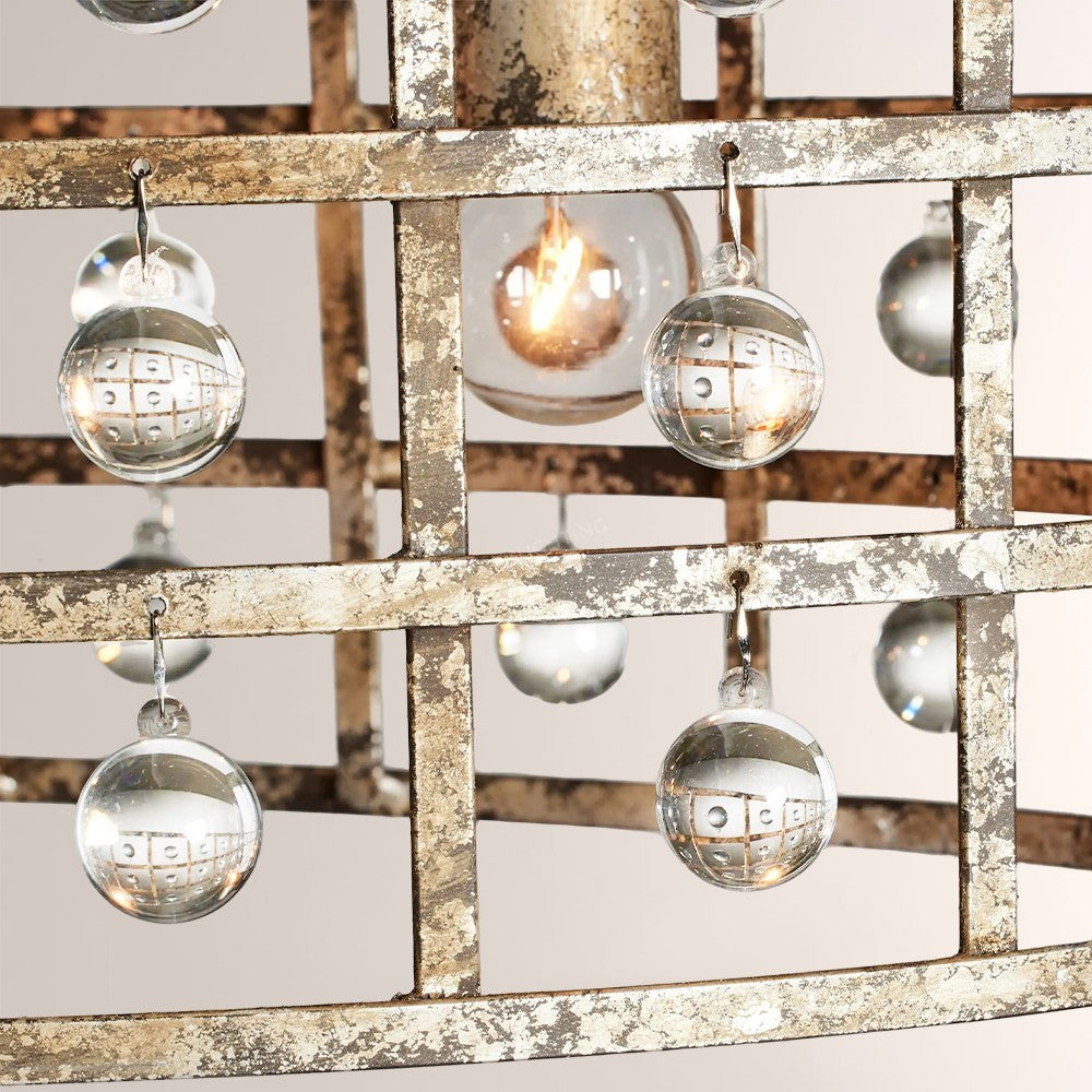 Laget Beam Round Chandelier