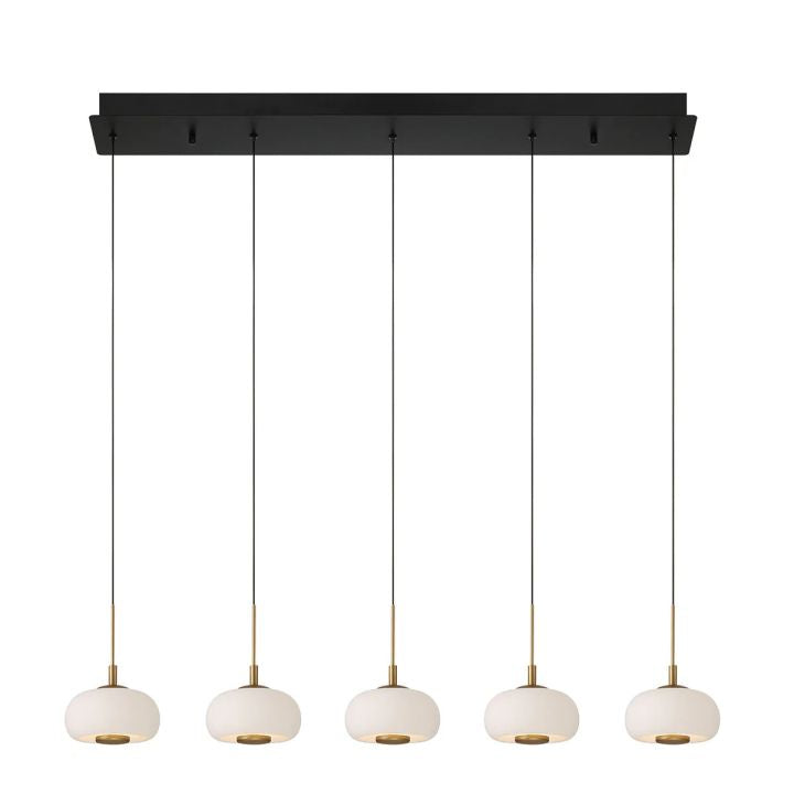 Lanterns 5 Light Linear LED Chandelier