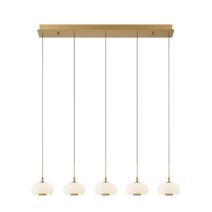 Lanterns 5 Light Linear LED Chandelier