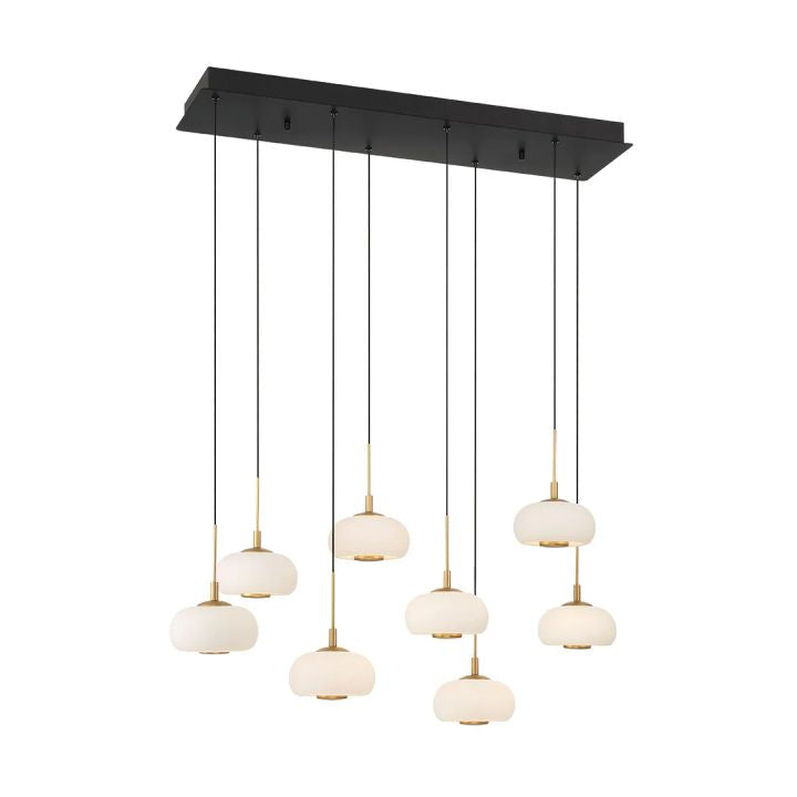 Lanterns 8 Light Rectangular LED Chandelier