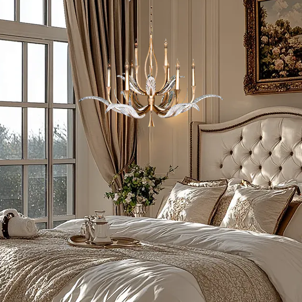 Lily 2-Tier Round Chandelier 45"D