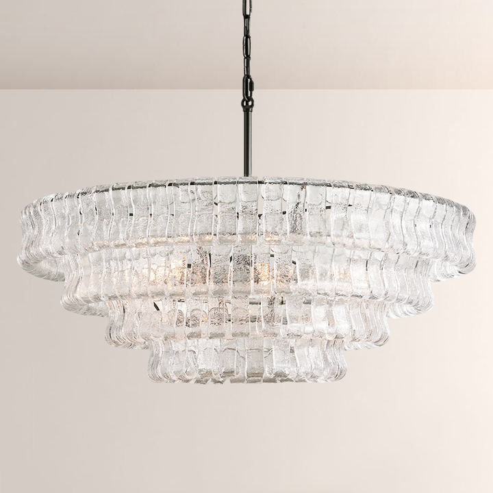 Limo Glass Round Chandelier 36''/48''