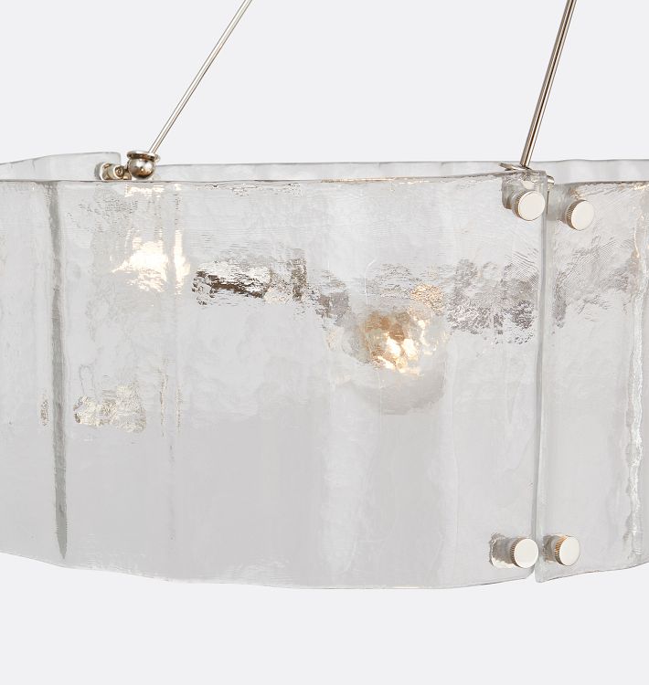 Willamette Glass Linear Chandelier 60''