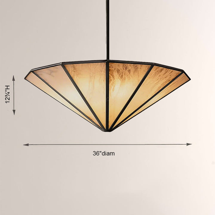 Lucira Round Chandelier 36"D