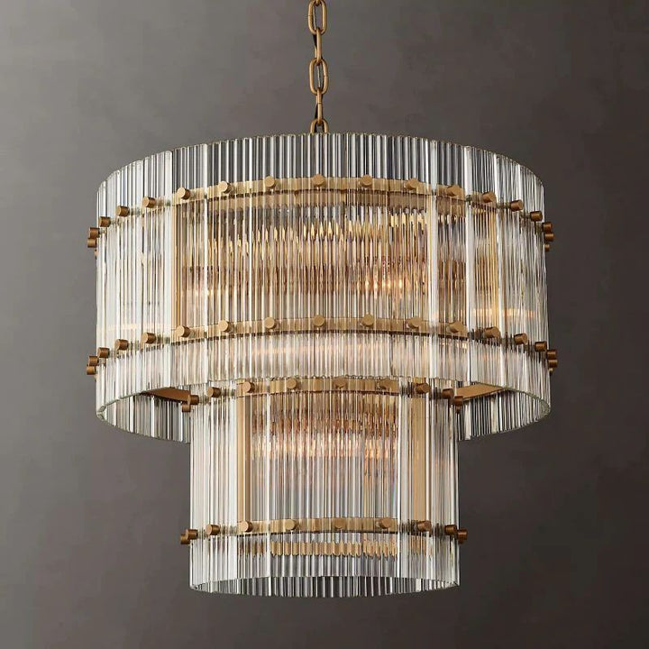 Mervin 2-Tier Round Chandelier 22"