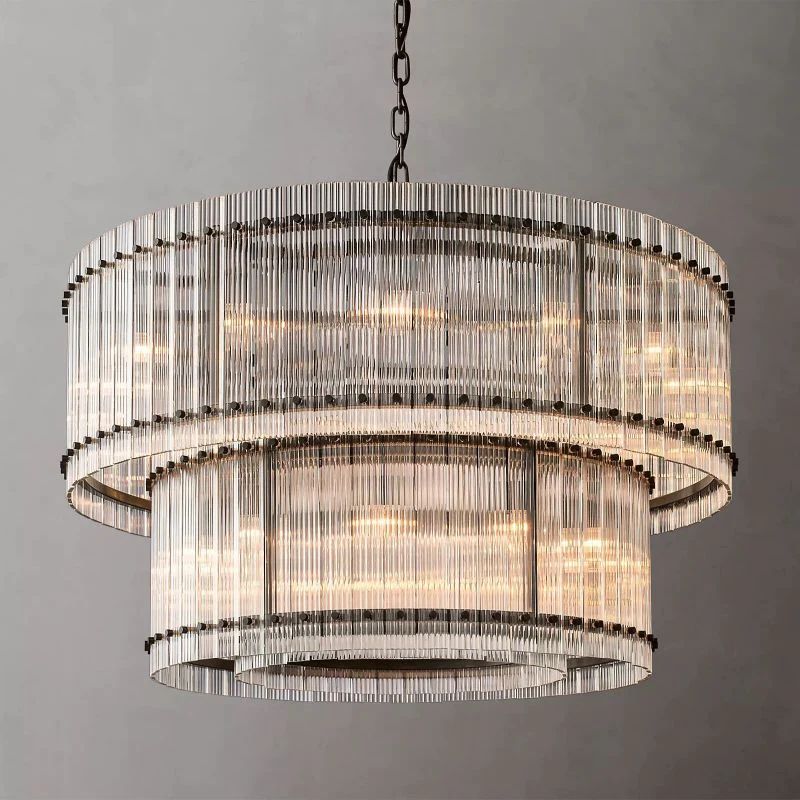 Mervin 2-Tier Round Chandelier 48"