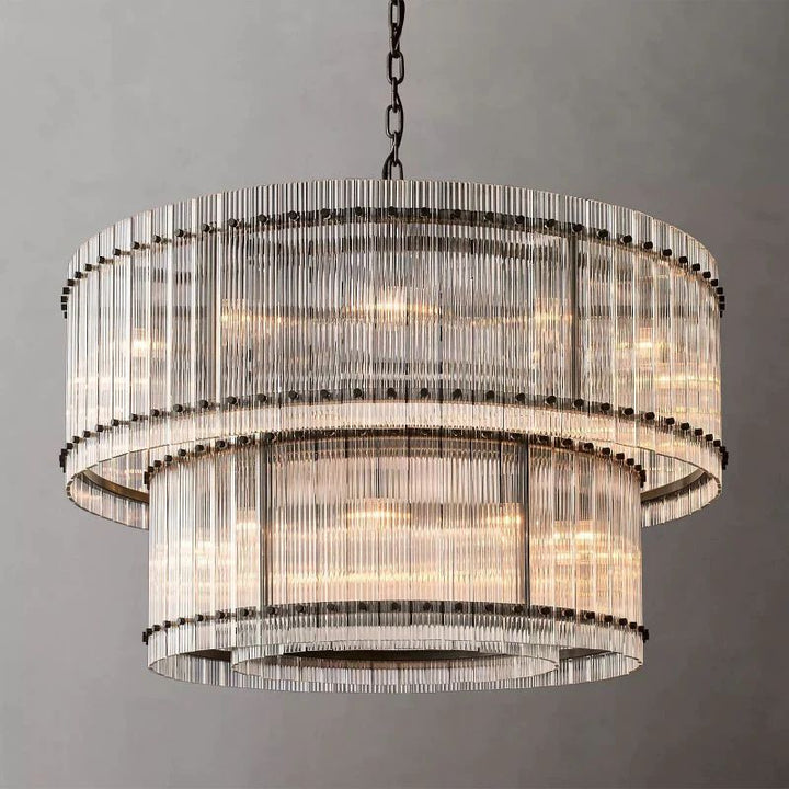 Mervin 2-Tier Round Chandelier 48"