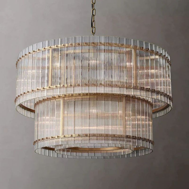 Mervin 2-Tier Round Chandelier 48"