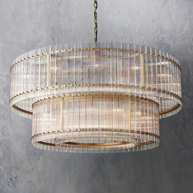 Mervin 2-Tier Round Chandelier 60"