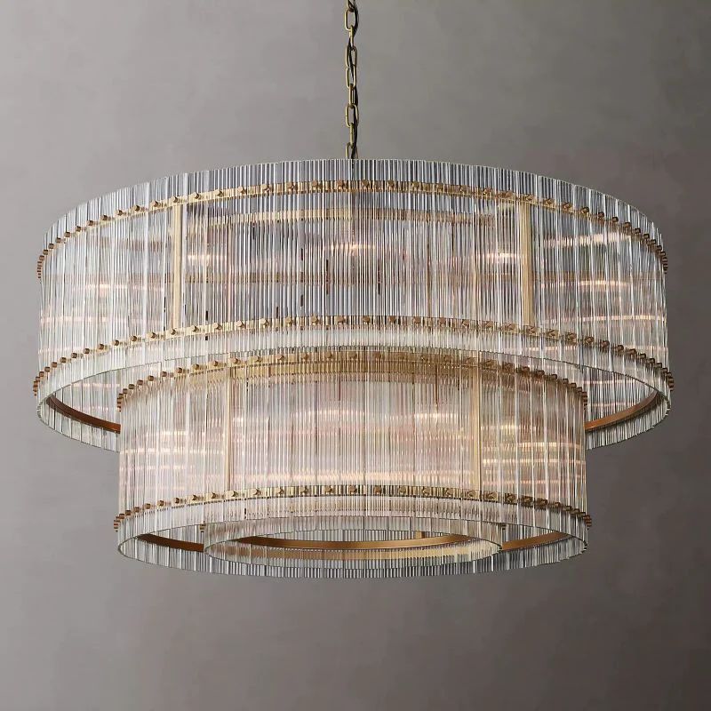 Mervin 2-Tier Round Chandelier 60"