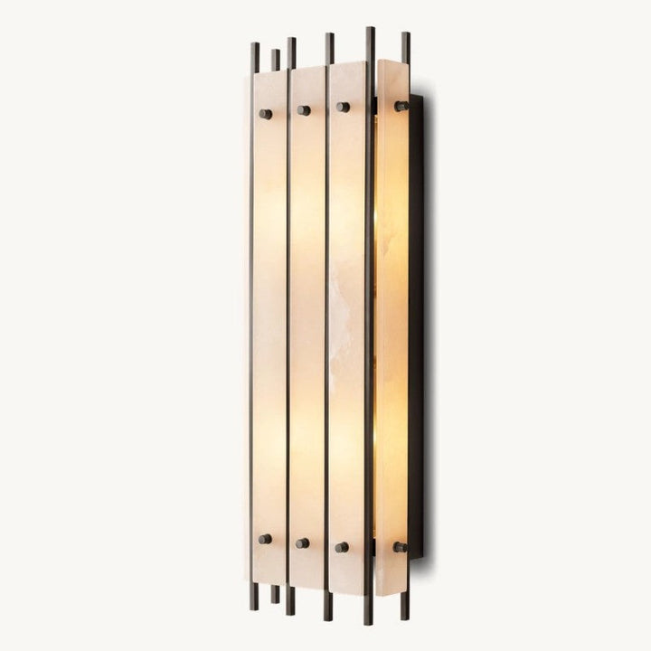 Mervin Alabaster Grand Rectangular Sconce