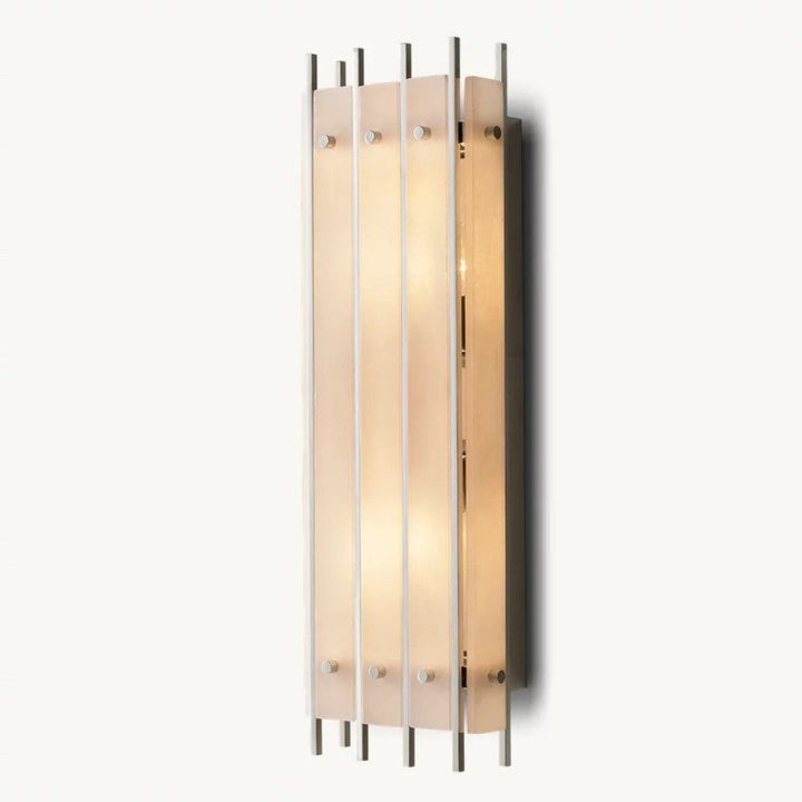 Mervin Alabaster Grand Rectangular Sconce