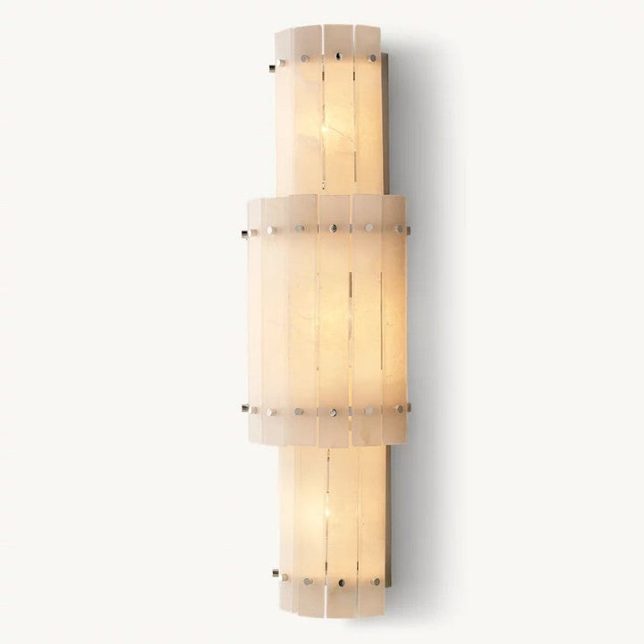 Mervin Alabaster Grand Round Sconce