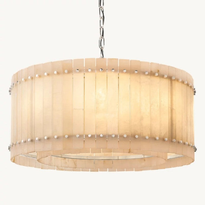 Mervin Alabaster Round Chandelier 37"