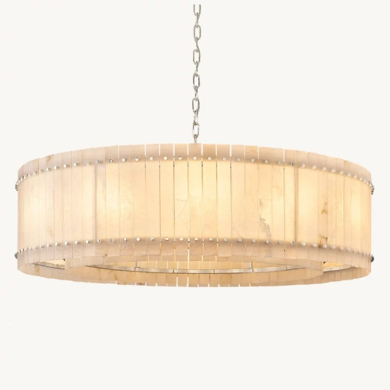 Mervin Alabaster Round Chandelier 60"