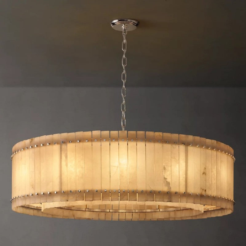 Mervin Alabaster Round Chandelier 60"