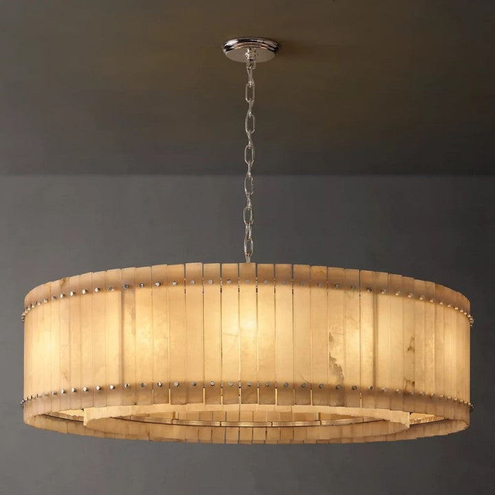 Mervin Alabaster Round Chandelier 60"