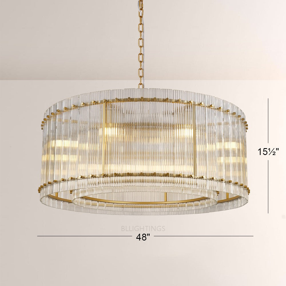 Aurgild Round Chandelier 48"