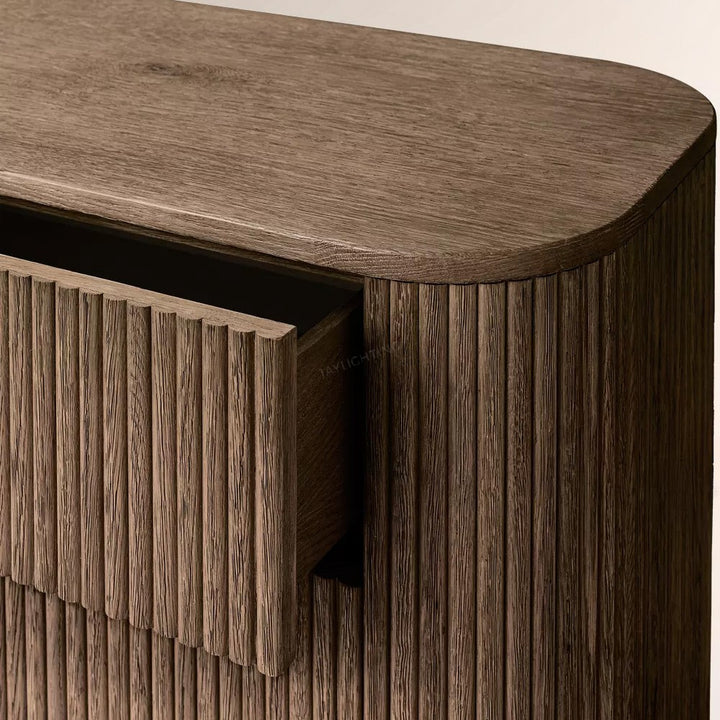 Mullora Modern Cabinet 5-Drawer Narrow Dresser