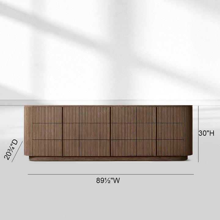 Mullora Modern Sideboard 9-Drawer Dresser