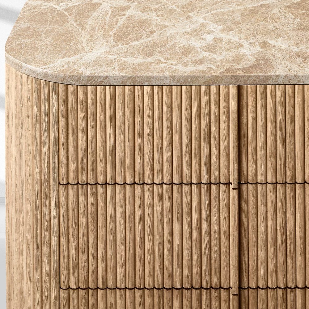 Mullora Modern Stone 9-Drawer Dresser