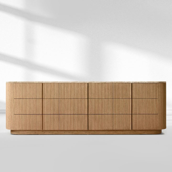 Mullora Modern Stone 9-Drawer Dresser