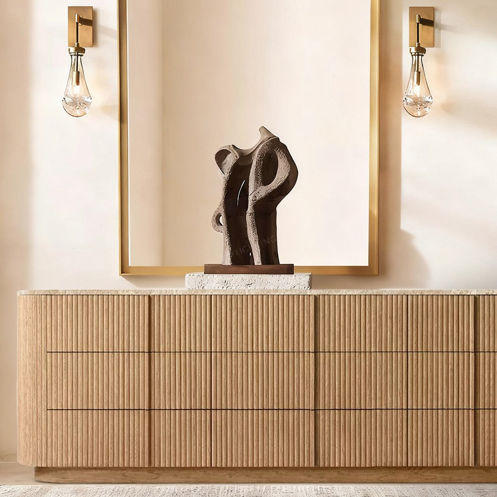 Mullora Modern Stone 9-Drawer Dresser