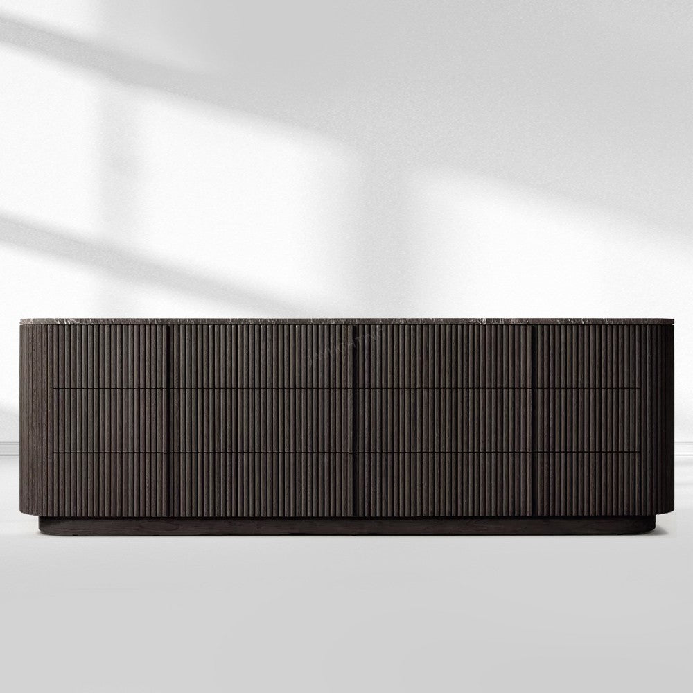 Mullora Modern Stone 9-Drawer Dresser