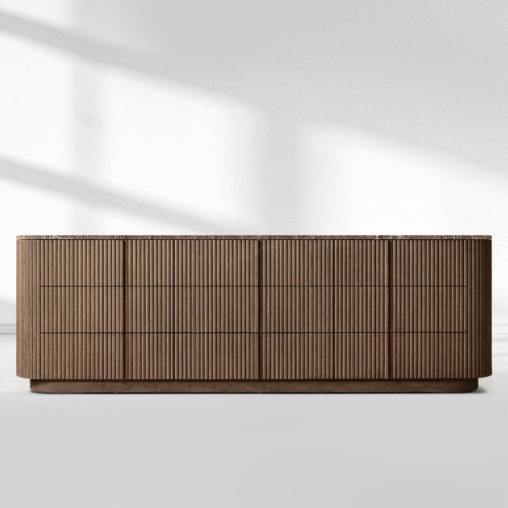 Mullora Modern Stone 9-Drawer Dresser