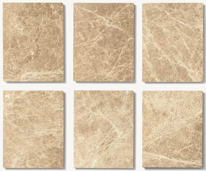 Mullora Oak Wood & Stone Round Coffee Table