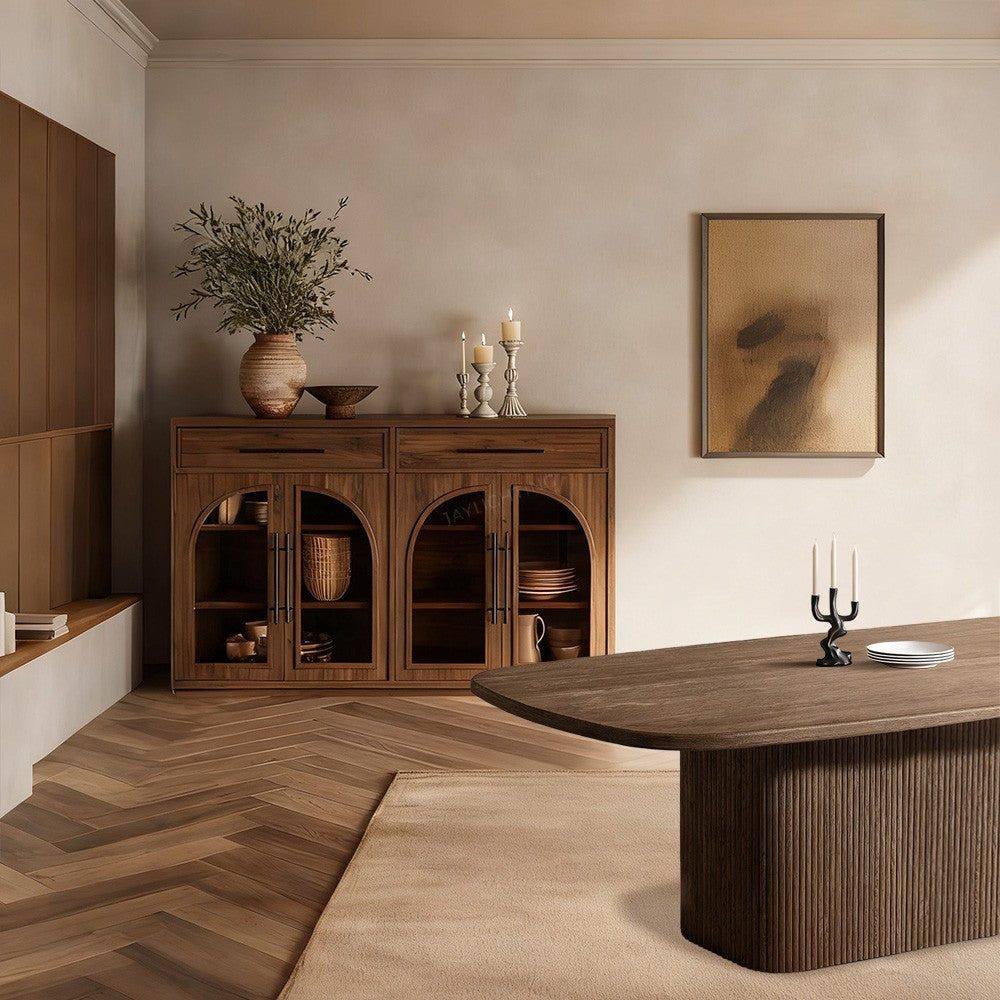 Mullora Pedestal Rectangular Dining Table