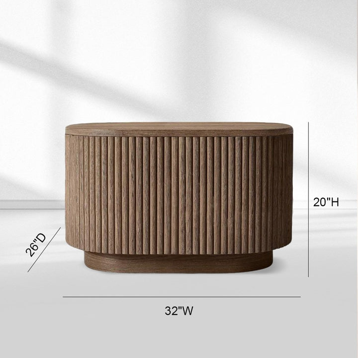 Mullora Rectangular Wooden Side Table