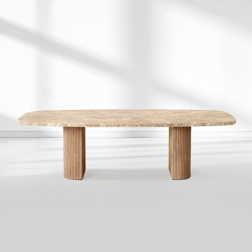 Mullora Stone Rectangular Dining Table