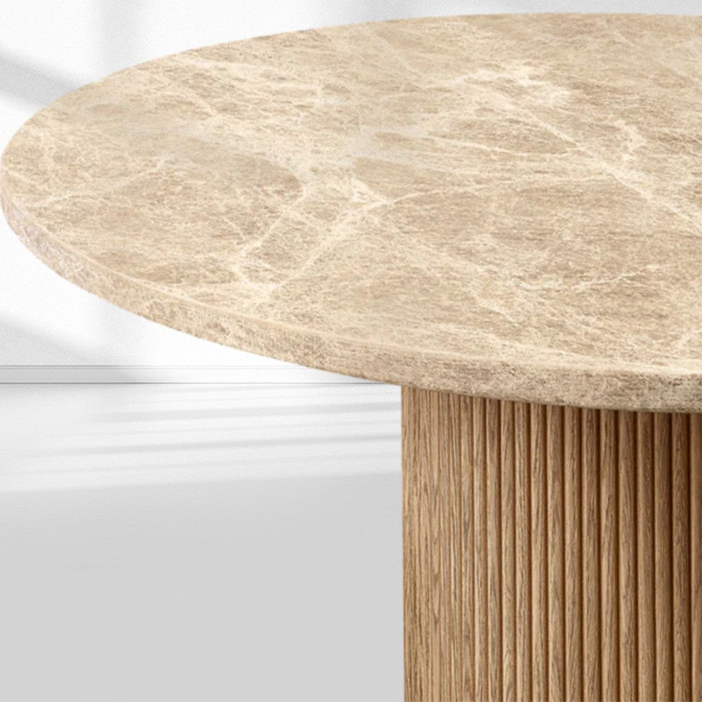 Mullora Stone Round Dining Table