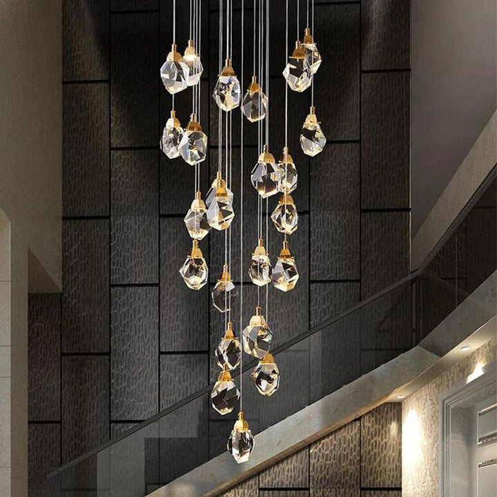 Custom  Nicole Crystal Staircase Chandelier 36‘’