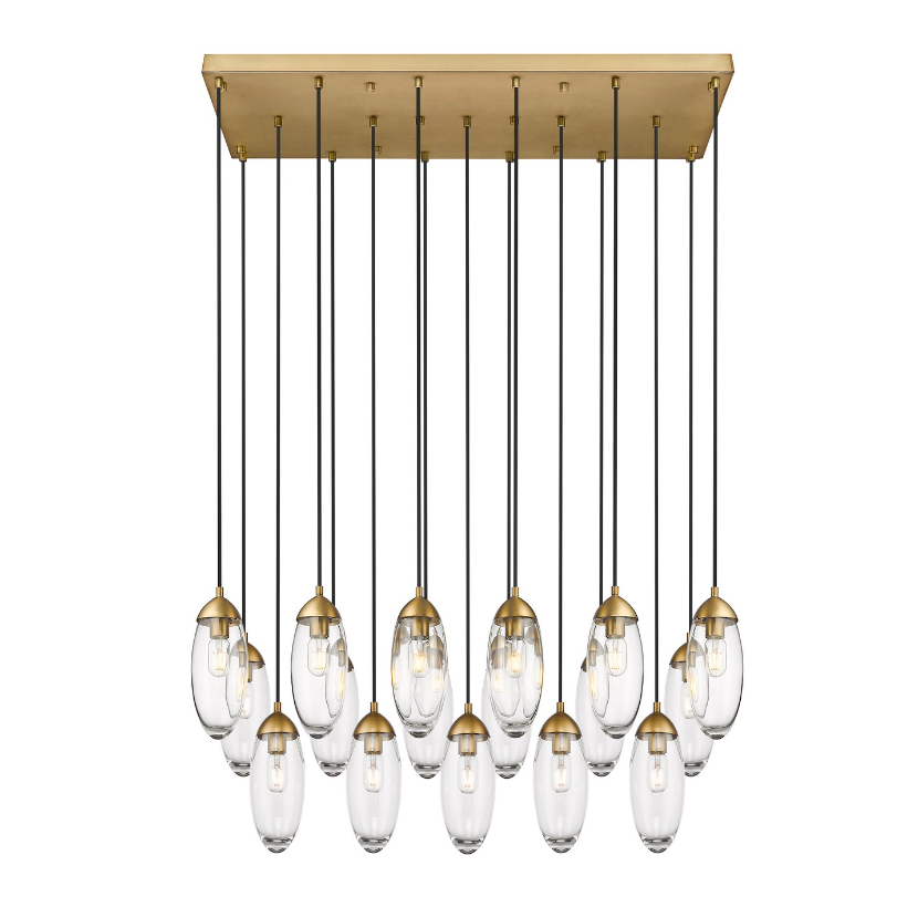 Oval Linear Chandelier