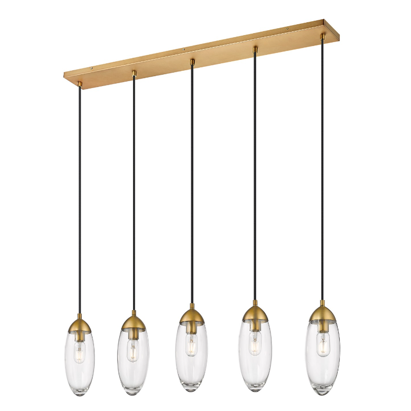 Oval Linear Chandelier