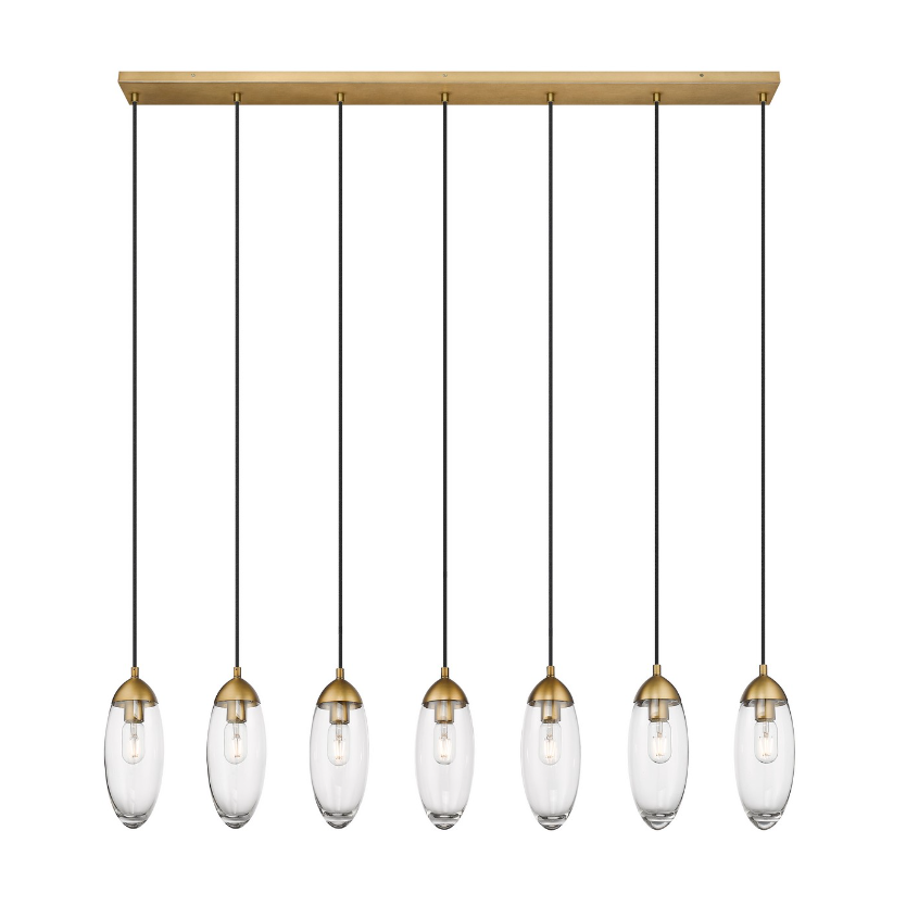 Oval Linear Chandelier