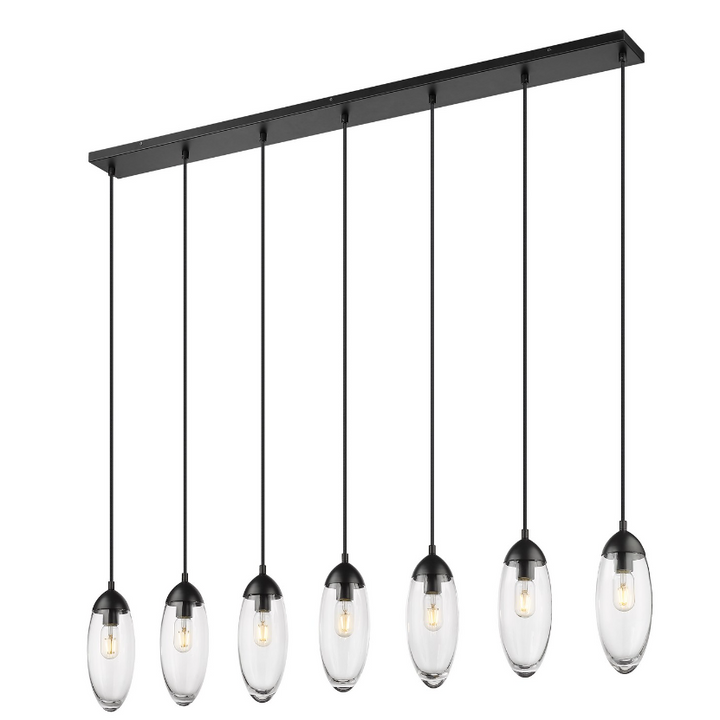 Oval Linear Chandelier